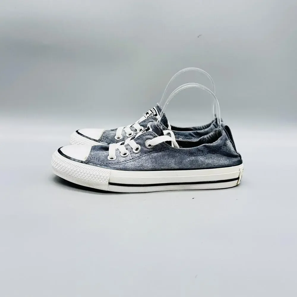 Converse Shoes Womens 5 Blue Chuck Taylor All Star Shoreline Slip On Sneakers - Picture 4 of 11